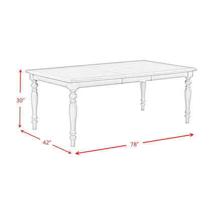 Elements International Sunnyvale D - 2730 - 3 - DT Dining Table - American Furniture of Slidell