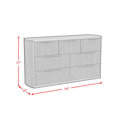 Elements International Sylvie B - 16000 - 6 - DR 7 - Drawer Dresser - American Furniture of Slidell
