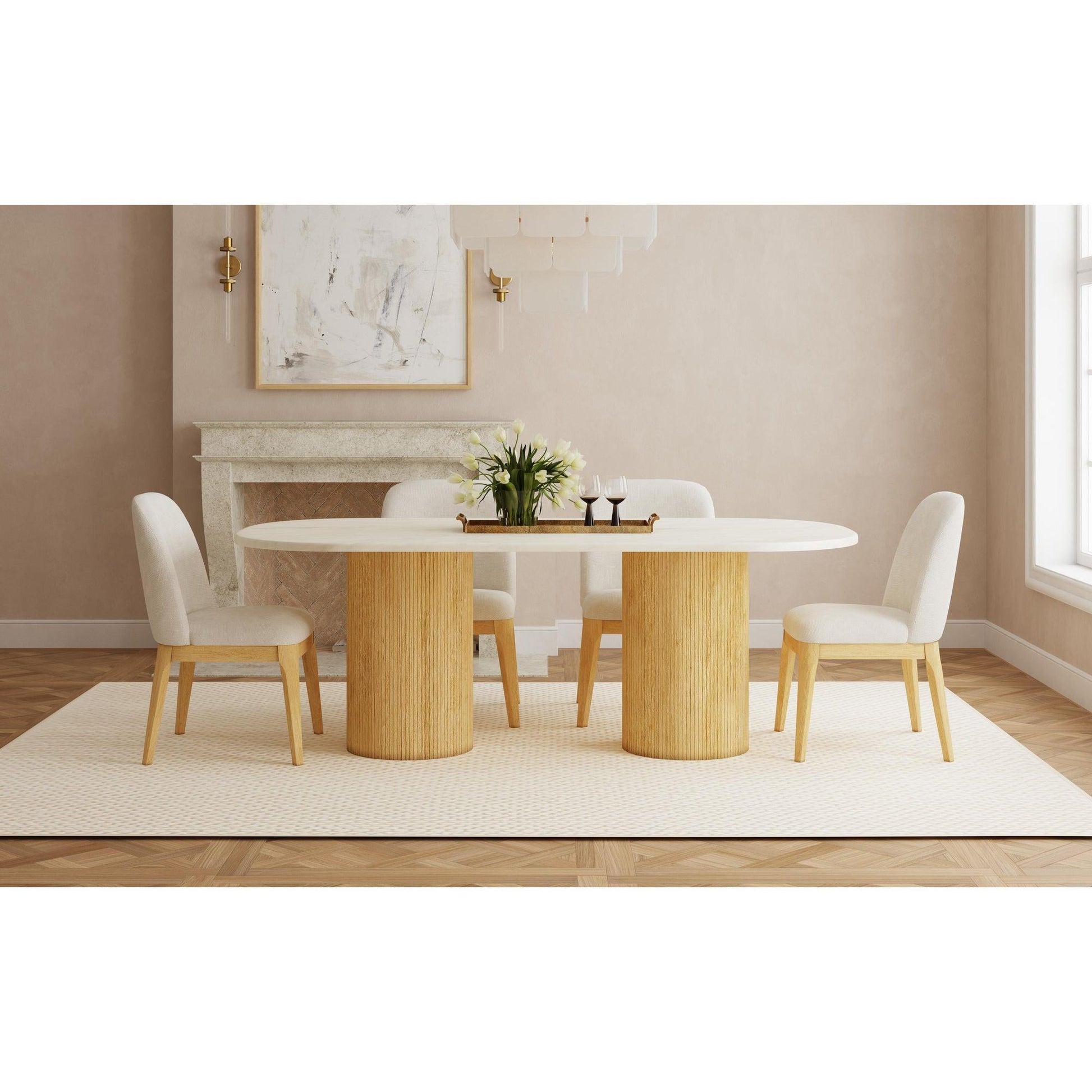 Elements International Sylvie D - 16000 - 6 - SC Dining Side Chair - American Furniture of Slidell