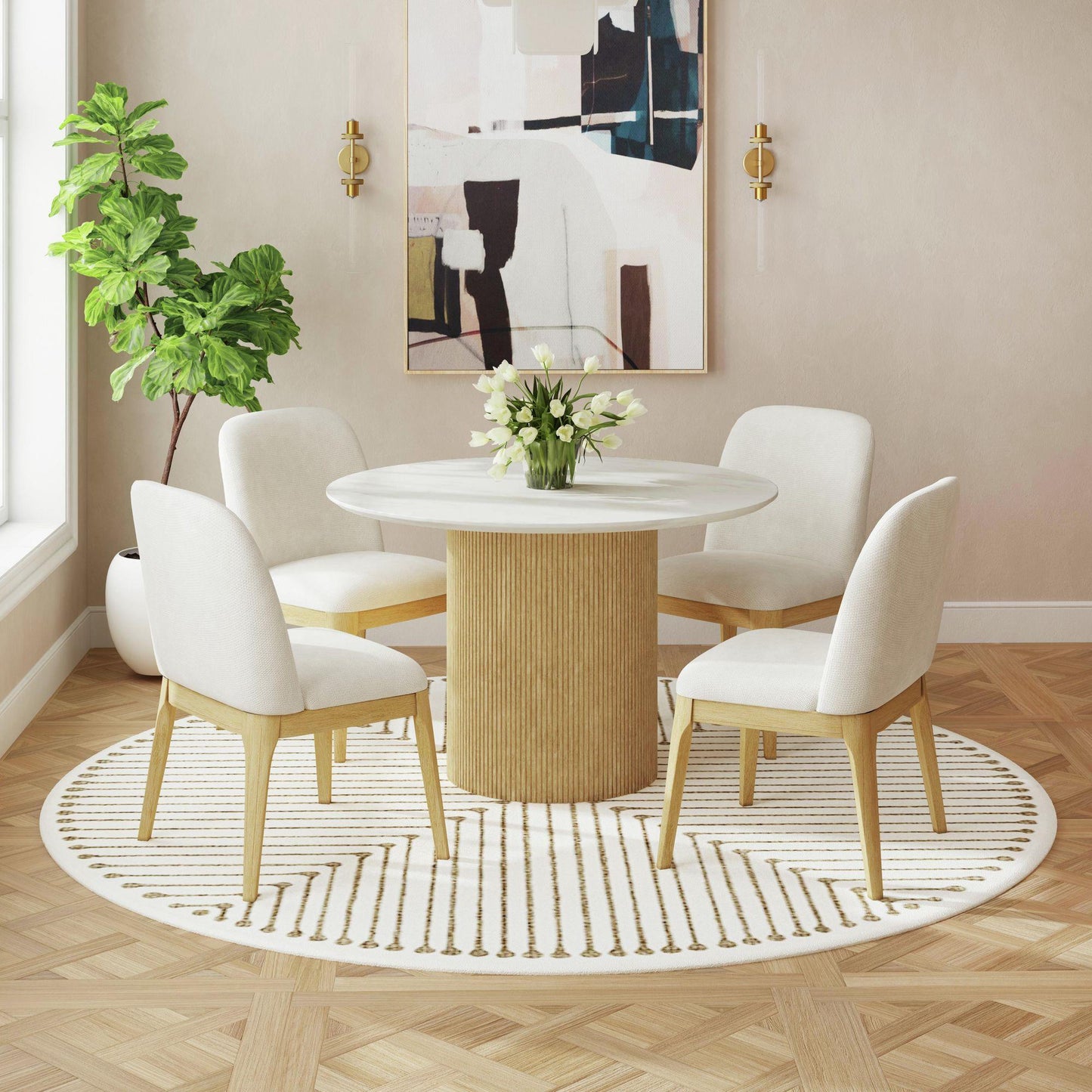 Elements International Sylvie D - 16000 - 6 - SC Dining Side Chair - American Furniture of Slidell