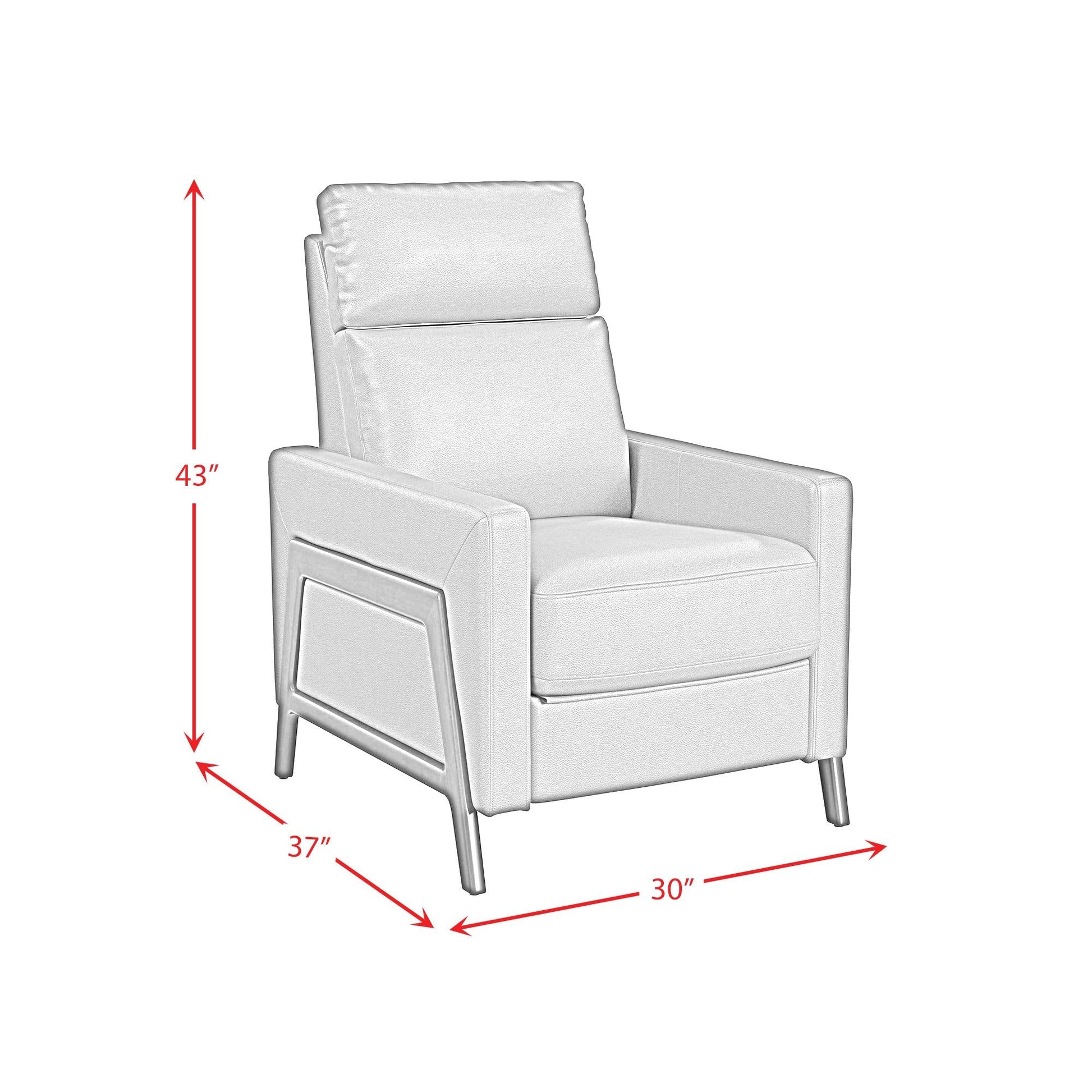Elements International Tango U - 17740 - 8210 - 105PP Recliner - American Furniture of Slidell