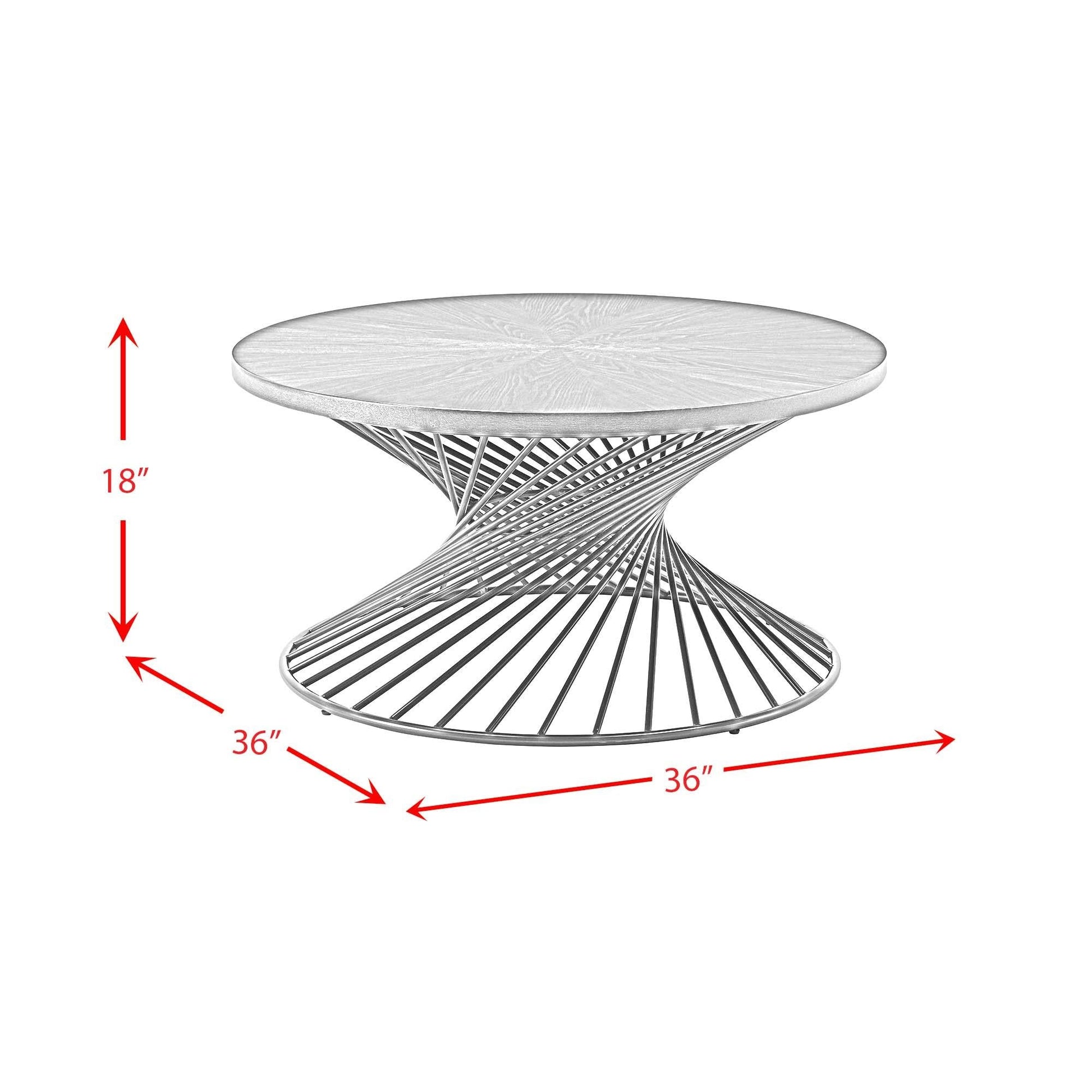 Elements International Terri CTTR800CT Coffee Table - American Furniture of Slidell