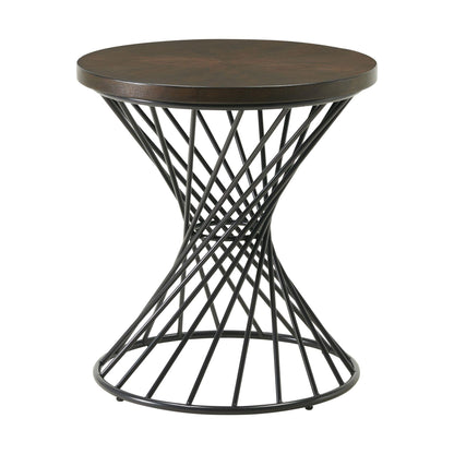 Elements International Terri CTTR800ET End Table - American Furniture of Slidell