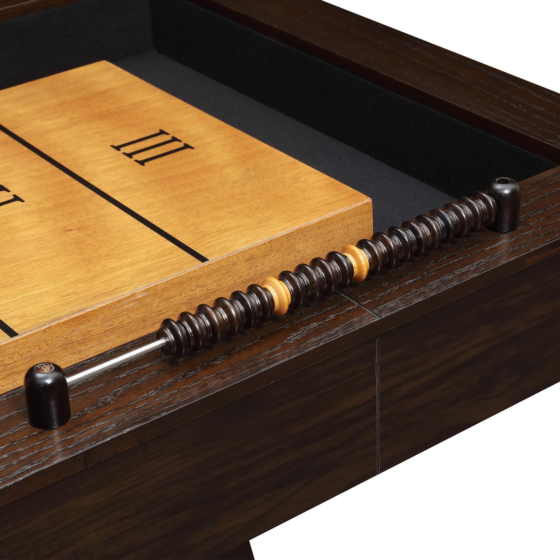 Elements International Titus CTT100ST Shuffleboard Table - American Furniture of Slidell