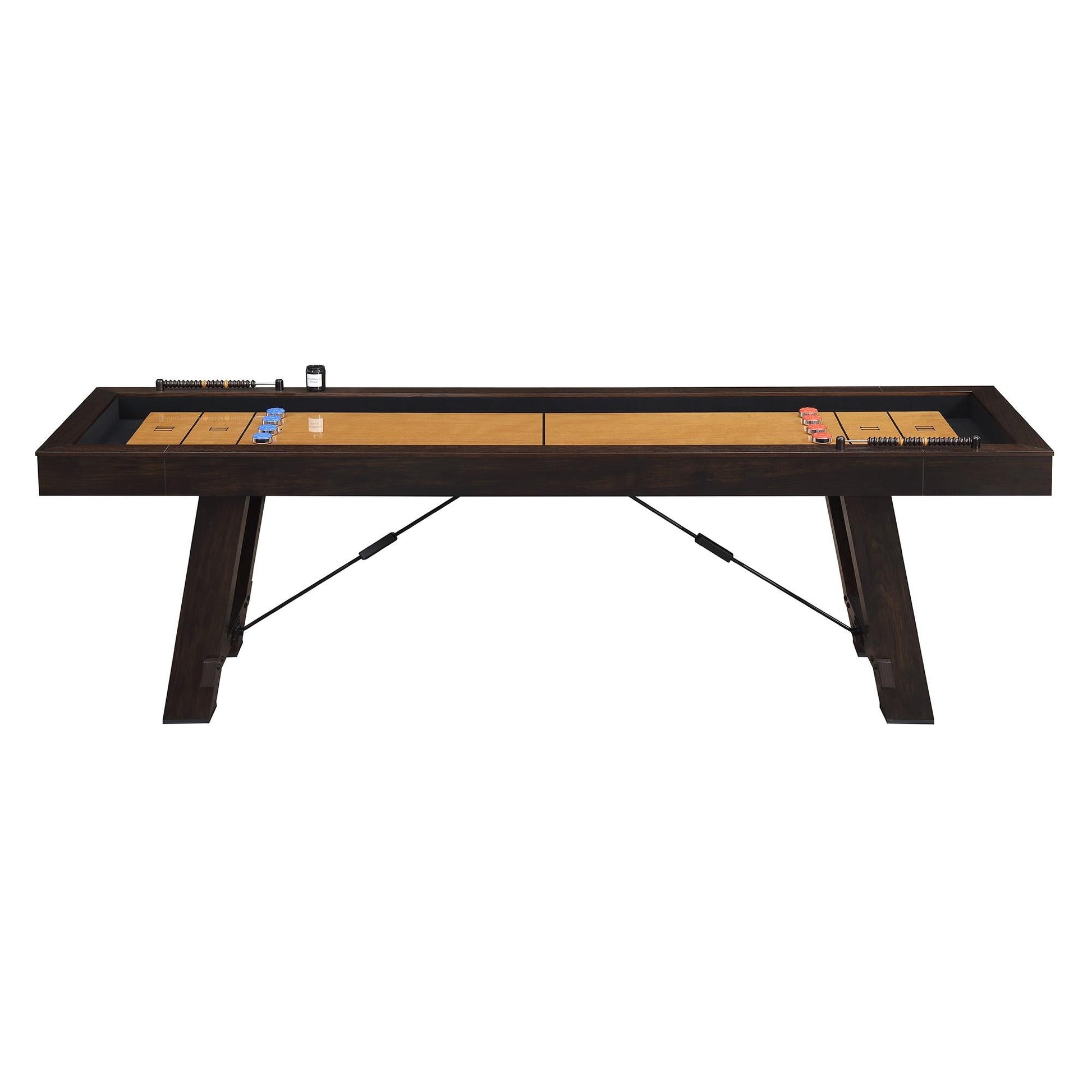 Elements International Titus CTT100ST Shuffleboard Table - American Furniture of Slidell
