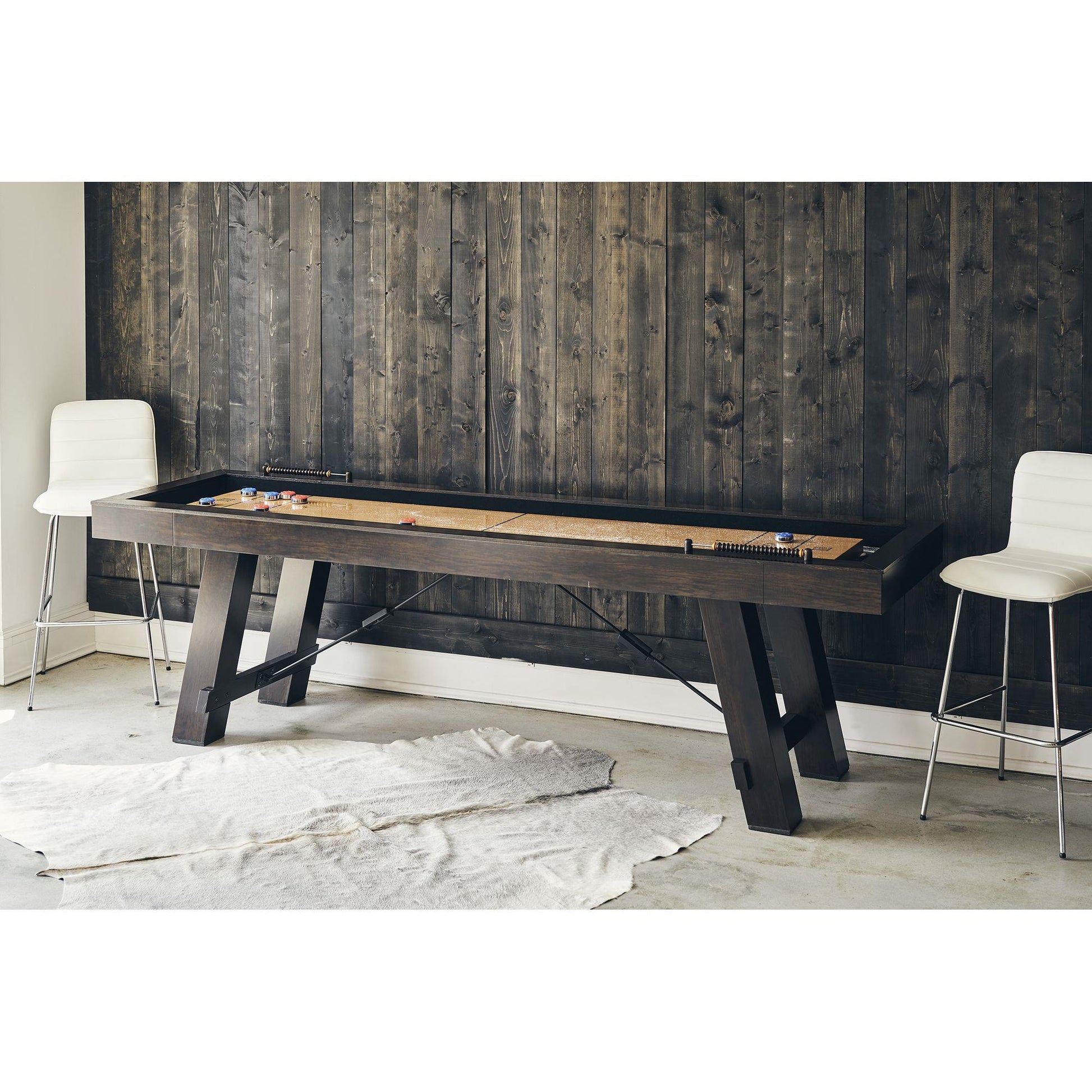Elements International Titus CTT100ST Shuffleboard Table - American Furniture of Slidell