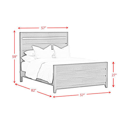 Elements International Tobias B - 15990 - 7 - FBL Full Bed - American Furniture of Slidell
