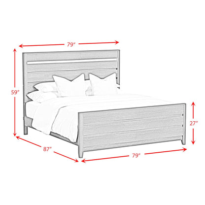 Elements International Tobias B - 15990 - 7 - KBL King Bed - American Furniture of Slidell