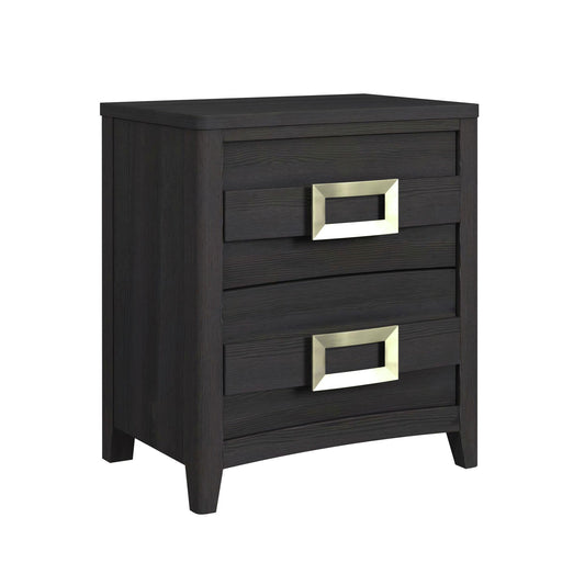 Elements International Tobias B - 15990 - 8 - NS 2 - Drawer Nightstand - American Furniture of Slidell