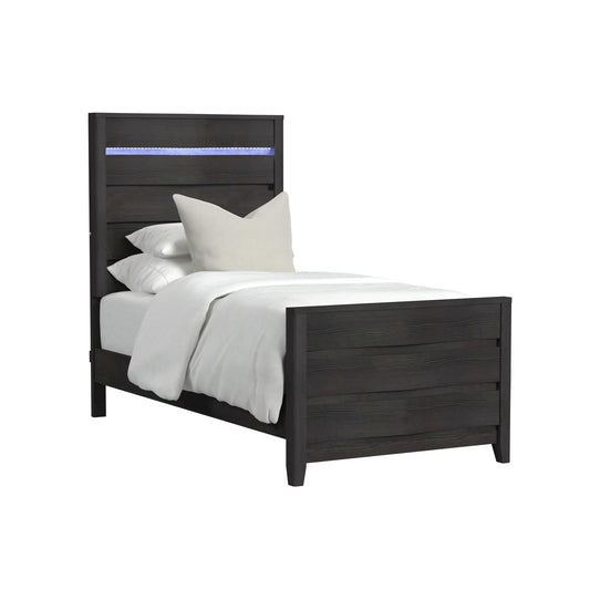 Elements International Tobias B - 15990 - 8 - TBL Twin Bed - American Furniture of Slidell