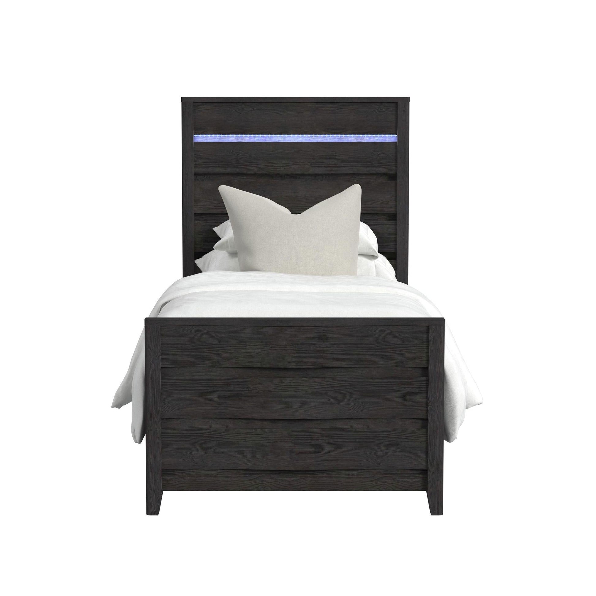 Elements International Tobias B - 15990 - 8 - TBL Twin Bed - American Furniture of Slidell