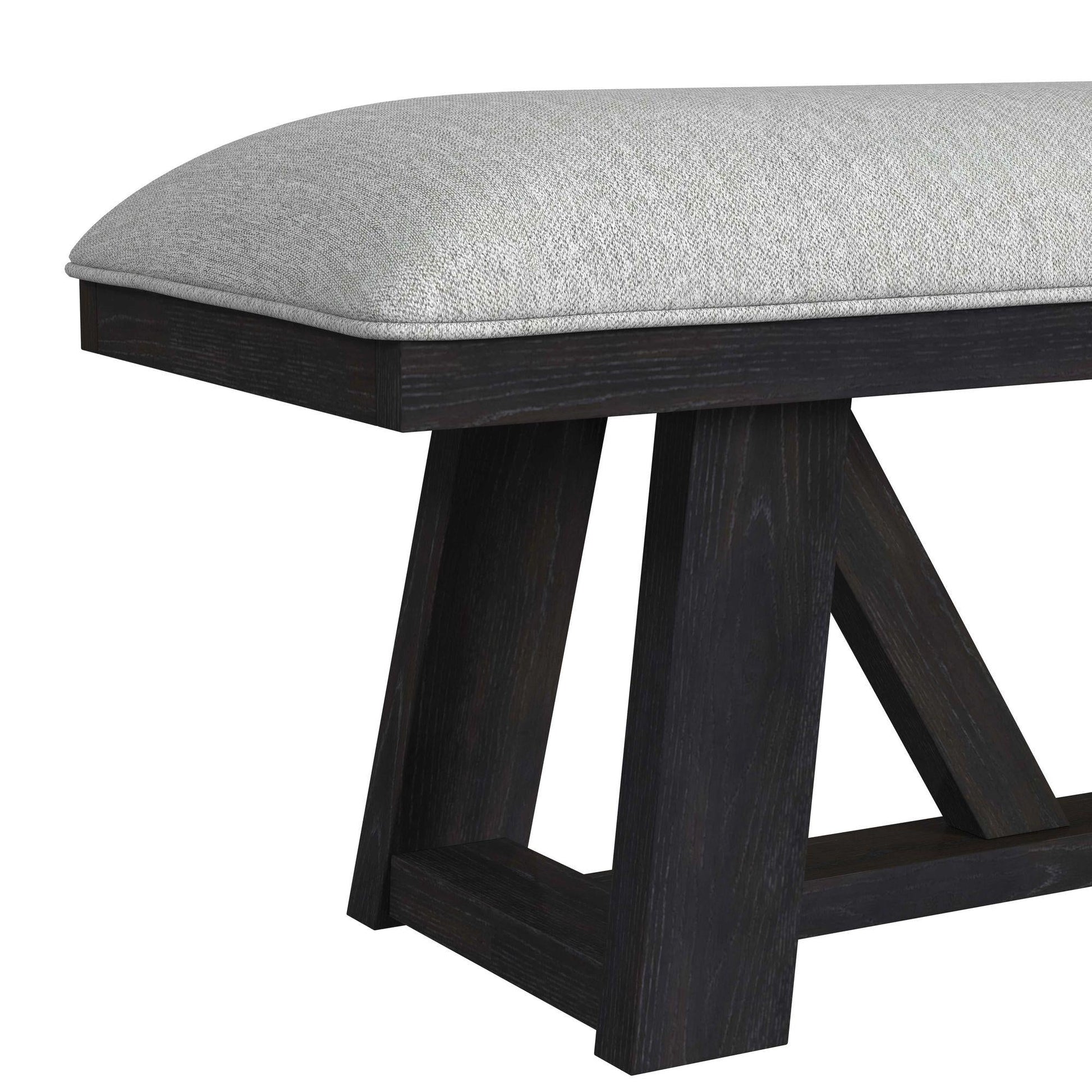 Elements International Transcend D - 12980 - 3 - BN Dining Bench - American Furniture of Slidell