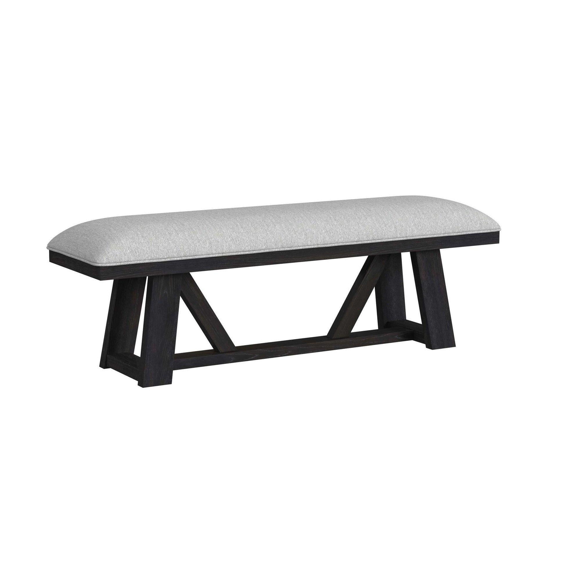 Elements International Transcend D - 12980 - 3 - BN Dining Bench - American Furniture of Slidell