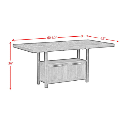 Elements International Transcend D - 12980 - 3 - CT Counter Table - American Furniture of Slidell