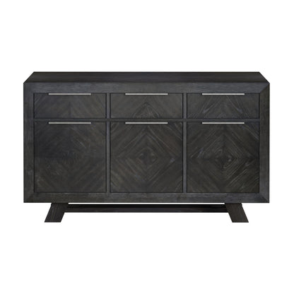 Elements International Transcend D - 12980 - 3 - SV Server - American Furniture of Slidell