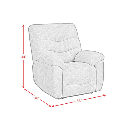 Elements International Trifecta U - 17960 - 11722 - 105PPP Recliner - American Furniture of Slidell