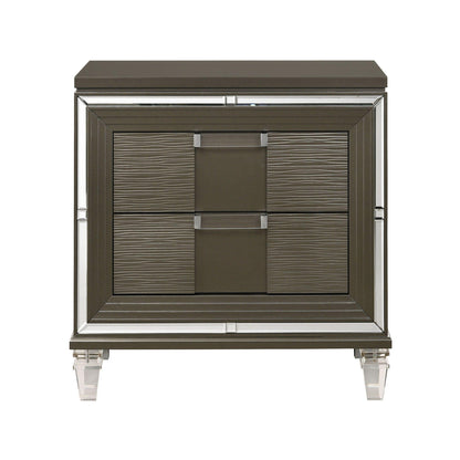 Elements International Twenty Nine 2 - Drawer Nightstand TN600NS - American Furniture of Slidell