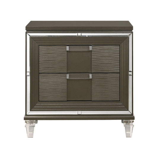Elements International Twenty Nine 2 - Drawer Nightstand TN600NS - American Furniture of Slidell
