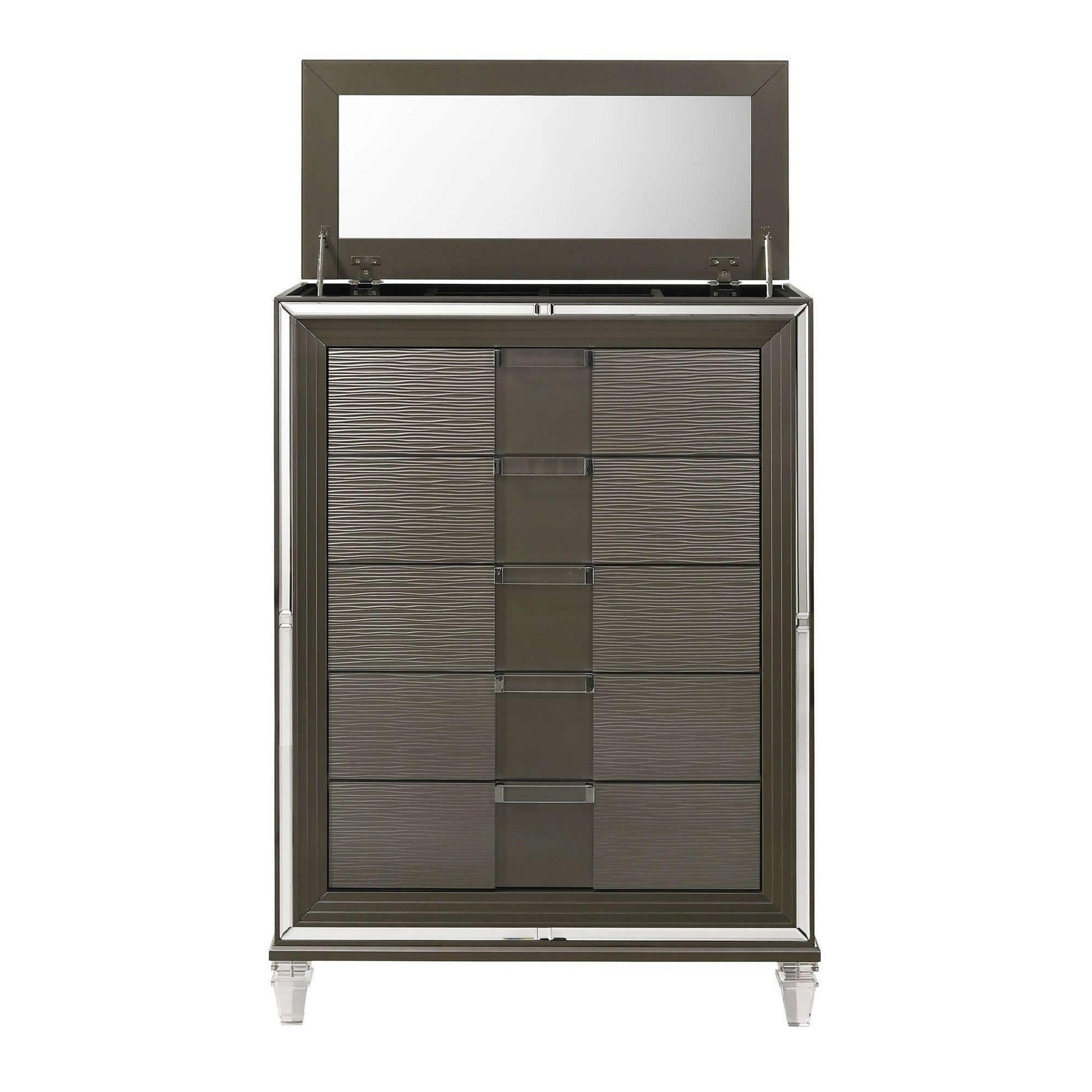 Elements International Twenty Nine 5 - Drawer Chest TN600CH - American Furniture of Slidell