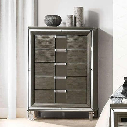 Elements International Twenty Nine 5 - Drawer Chest TN600CH - American Furniture of Slidell