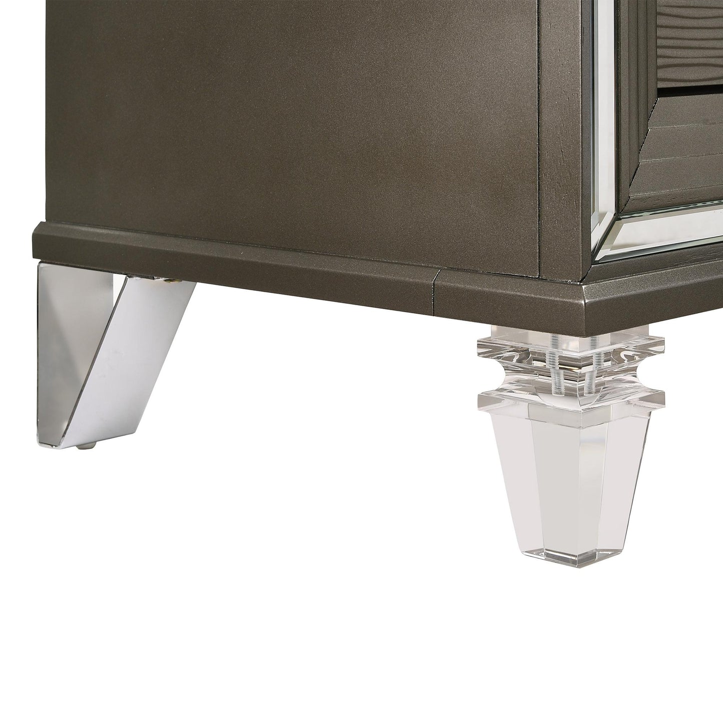 Elements International Twenty Nine TN600DRMR Dresser w/ Mood Lighting Mirror - American Furniture of Slidell