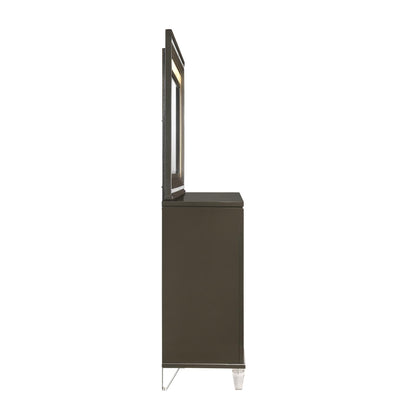 Elements International Twenty Nine TN600DRMR Dresser w/ Mood Lighting Mirror - American Furniture of Slidell