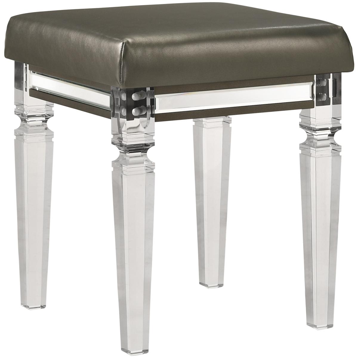 Elements International Twenty Nine TN600VTNSTAL Vanity Stool W/Acrylic Leg - American Furniture of Slidell
