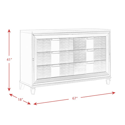 Elements International Twenty Nine TN700DR Dresser - American Furniture of Slidell