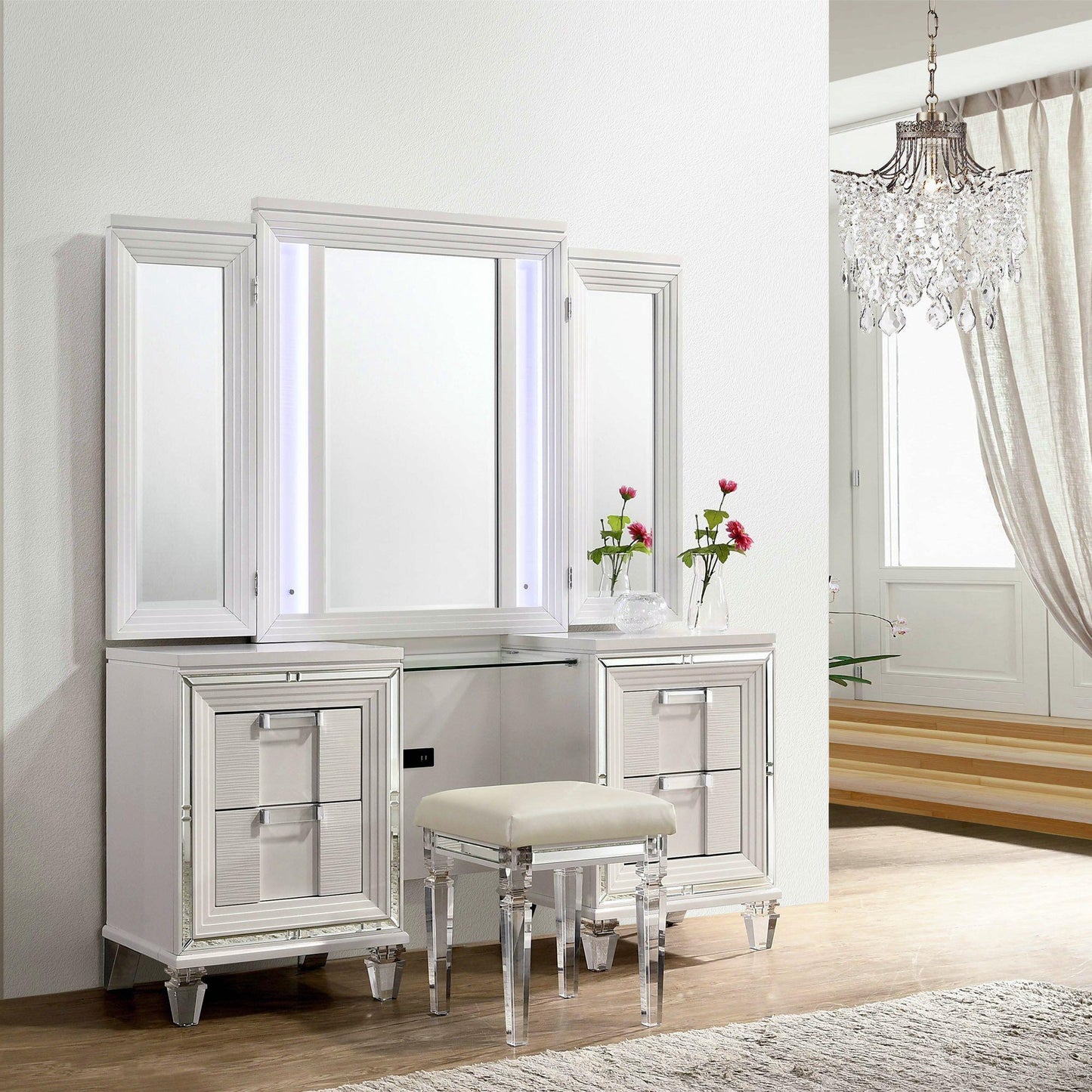 Elements International Twenty Nine TN700VTNSTAL Dressing Stool - American Furniture of Slidell