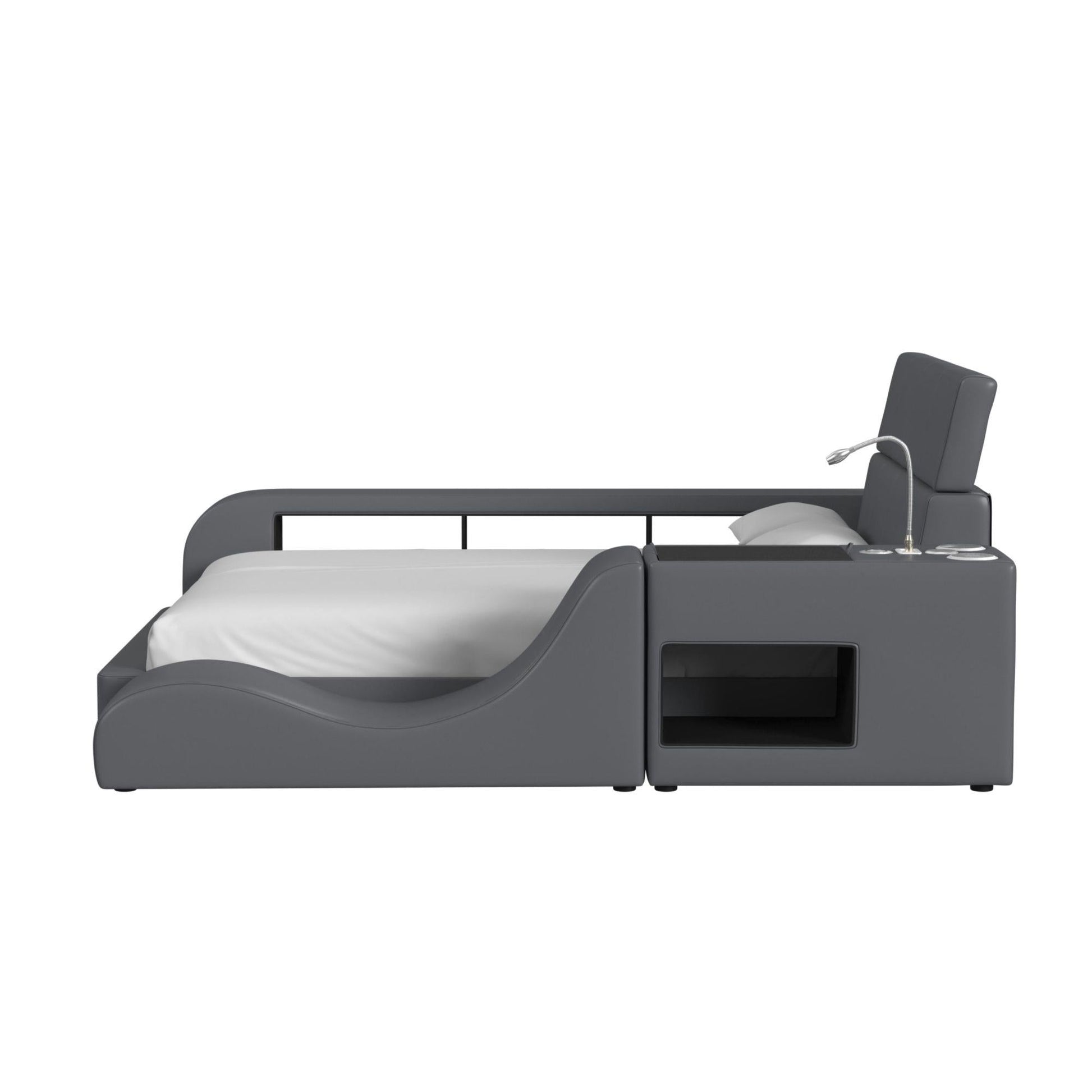 Elements International Valari UB - 12820 - 3 - FB Full Transformer Bed - American Furniture of Slidell