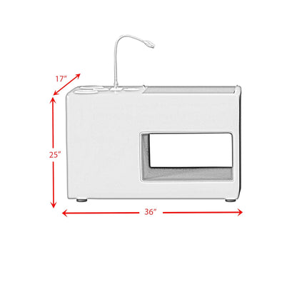 Elements International Valari UB - 12820 - 3 - FB Full Transformer Bed - American Furniture of Slidell