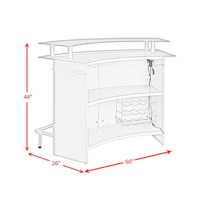 Elements International Valentina DA - 17290 - 7 - BT Bar Table - American Furniture of Slidell