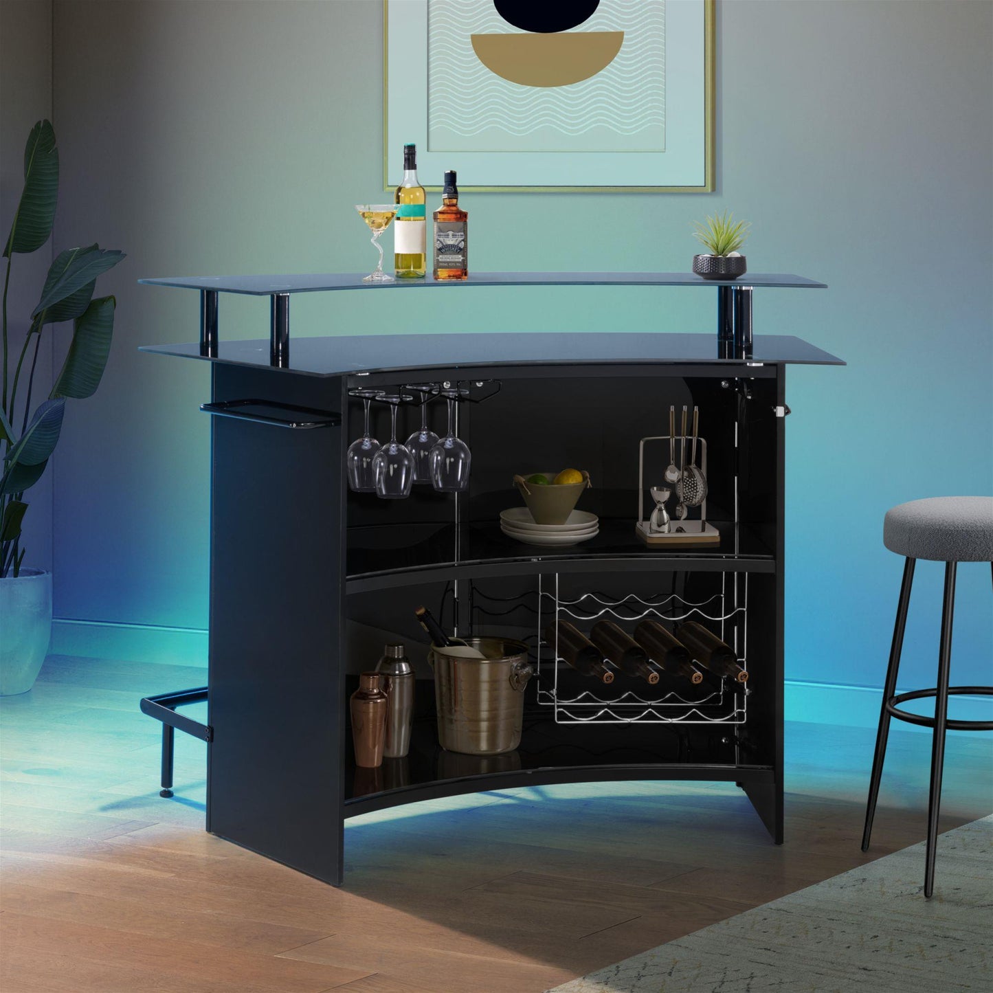Elements International Valentina DA - 17290 - 8 - BT Bar Table - American Furniture of Slidell