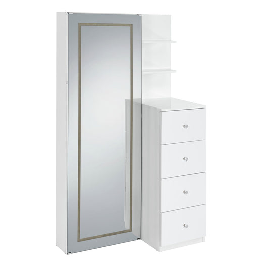 Elements International Vancouver A - 17310 - 7 - FM Floor Mirror - American Furniture of Slidell