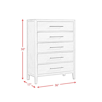 Elements International Versailles Contemporary B - 3690 - 3 - CH 5 - Drawer Chest - American Furniture of Slidell