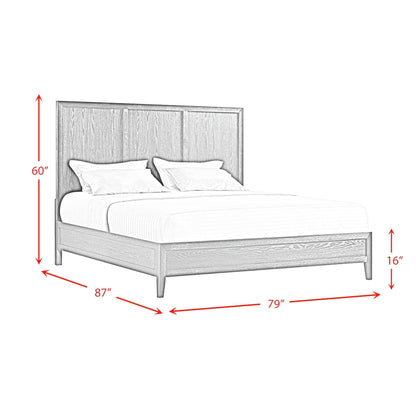 Elements International Versailles Contemporary B - 3690 - 3 - KB1 King Bed - American Furniture of Slidell