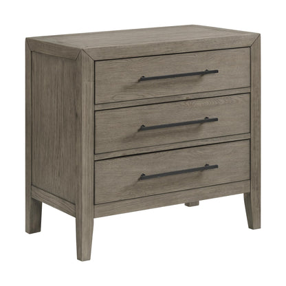 Elements International Versailles Contemporary B - 3690 - 3 - NS 3 - Drawer Nightstand - American Furniture of Slidell