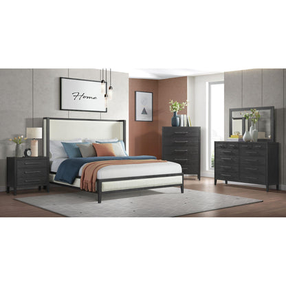 Elements International Versailles Contemporary B - 3690 - 8 - NS 3 - Drawer Nightstand - American Furniture of Slidell