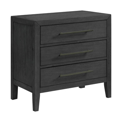 Elements International Versailles Contemporary B - 3690 - 8 - NS 3 - Drawer Nightstand - American Furniture of Slidell