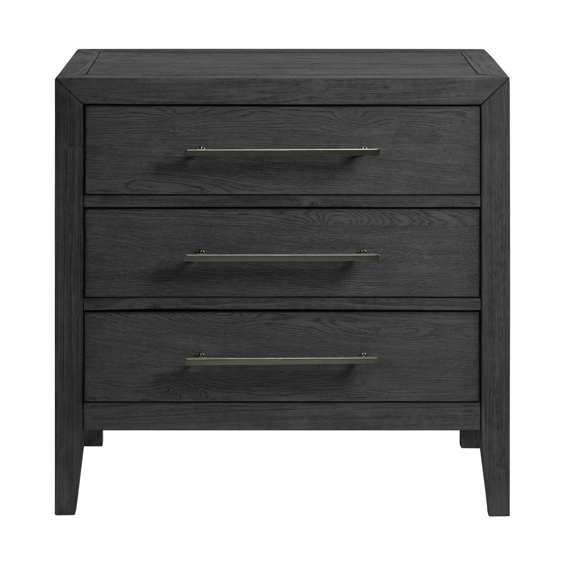 Elements International Versailles Contemporary B - 3690 - 8 - NS 3 - Drawer Nightstand - American Furniture of Slidell