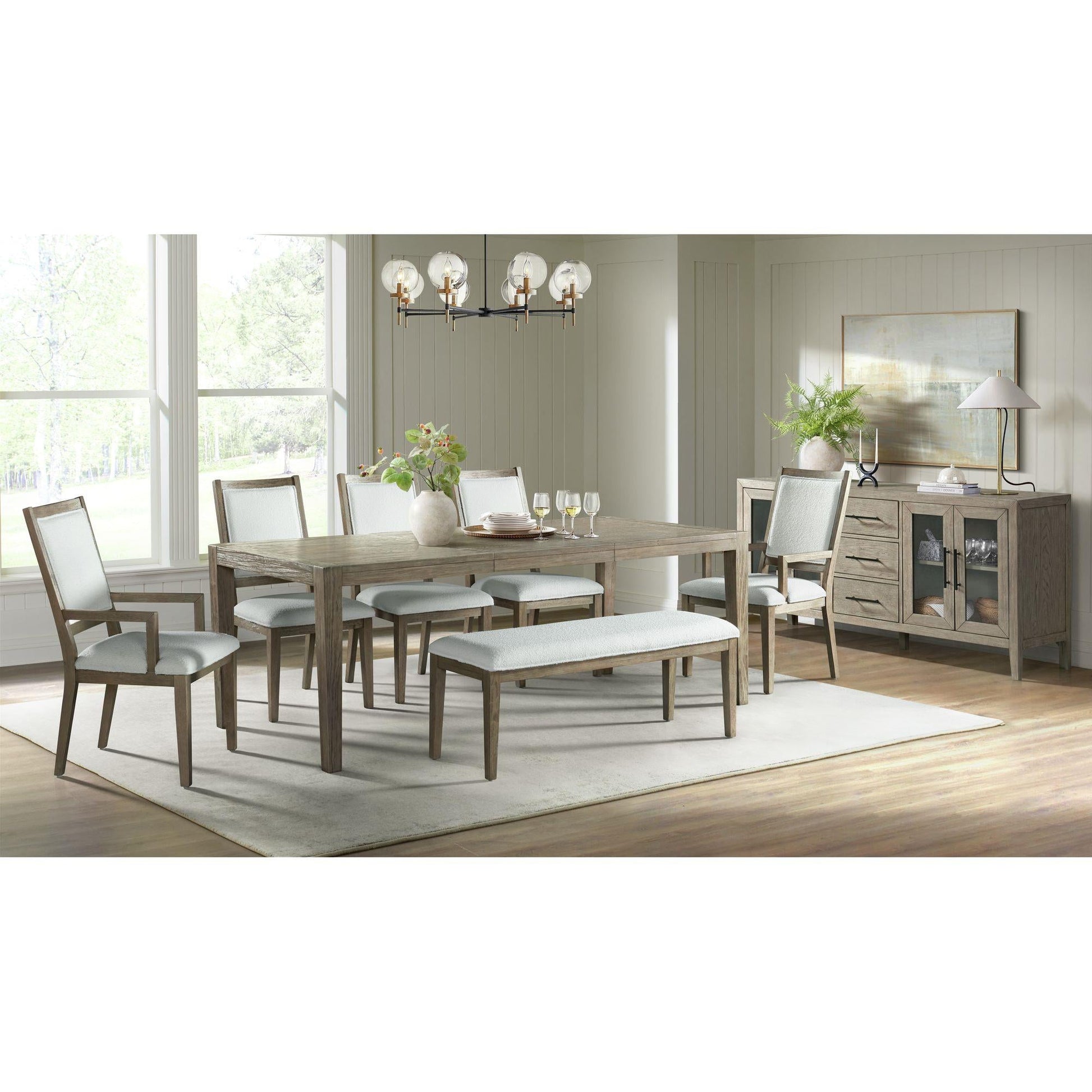 Elements International Versailles Contemporary D - 3690 - 6 - AC Dining Arm Chair - American Furniture of Slidell
