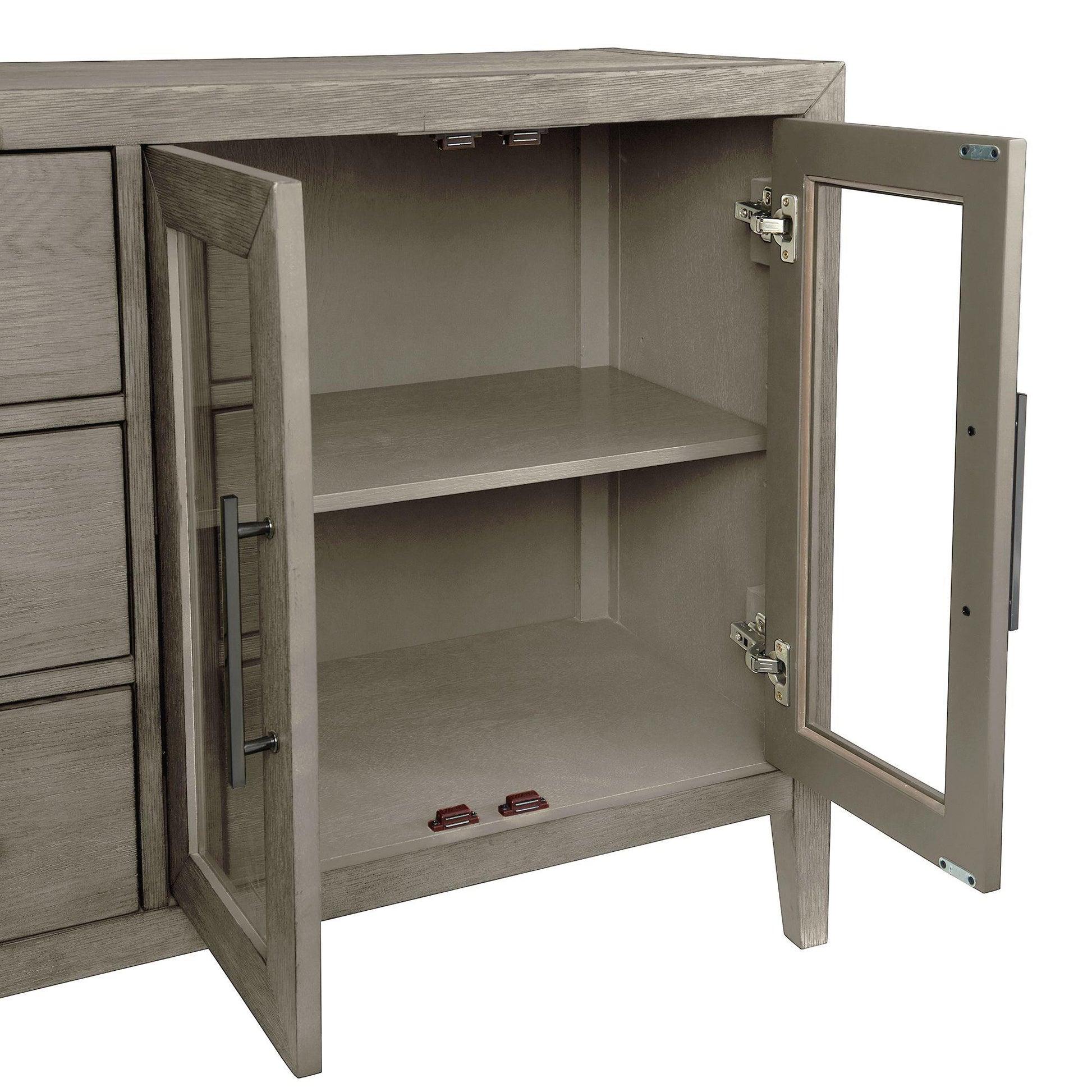 Elements International Versailles Contemporary D - 3690 - 6 - SV Server - American Furniture of Slidell