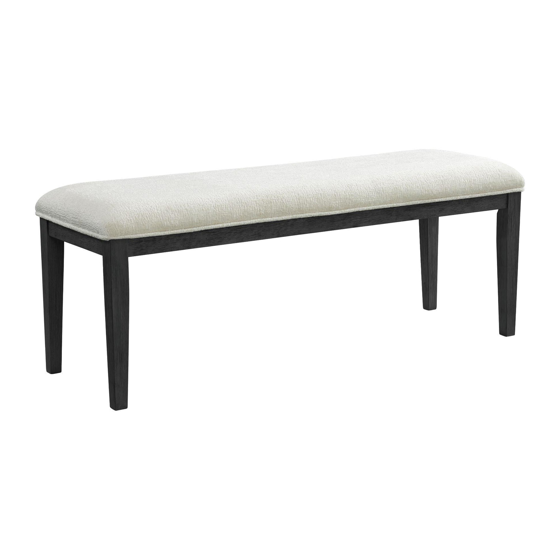 Elements International Versailles Contemporary D - 3690 - 8 - BN Dining Bench - American Furniture of Slidell