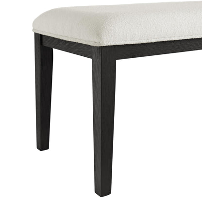 Elements International Versailles Contemporary D - 3690 - 8 - BN Dining Bench - American Furniture of Slidell