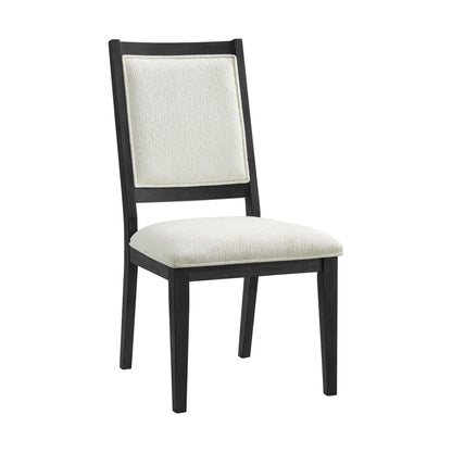 Elements International Versailles Contemporary D - 3690 - 8 - SC1 Square Back Dining Chair - American Furniture of Slidell