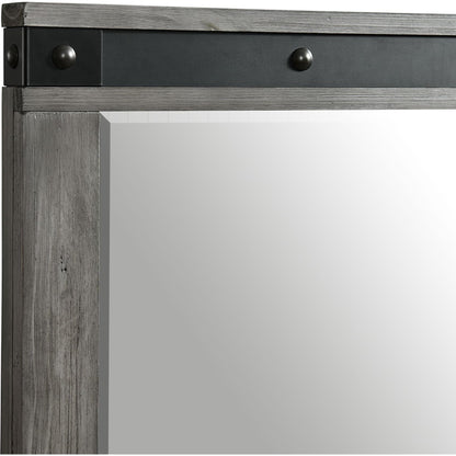 Elements International Wade 6 - Drawer Kids Dresser with Mirror WE650DRMR - American Furniture of Slidell