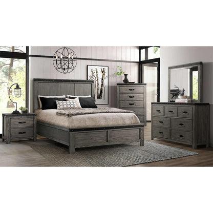 Elements International Wade Dresser Mirror WE600MR - American Furniture of Slidell