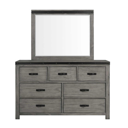 Elements International Wade Dresser Mirror WE600MR - American Furniture of Slidell