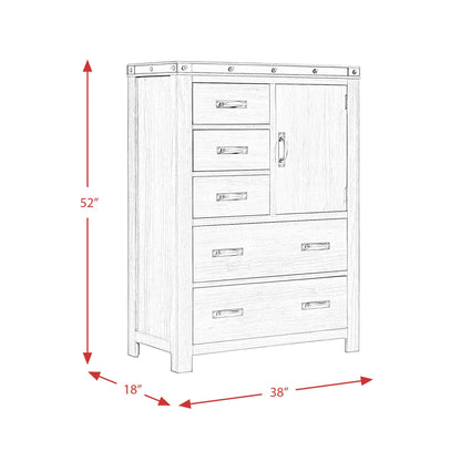 Elements International Wade WE600DC Gentleman's Chest - American Furniture of Slidell