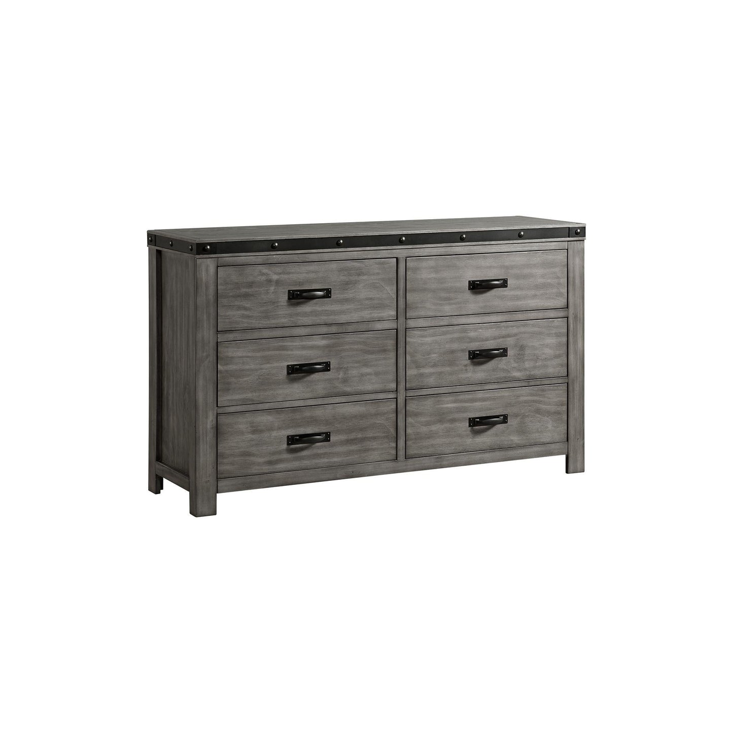 Elements International Wade WE650DR Youth Dresser 6 Drawer - American Furniture of Slidell